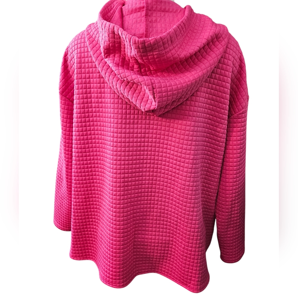 SHEIN Curve 2XL Bright Pink Hoodie - Picture 2 of 4